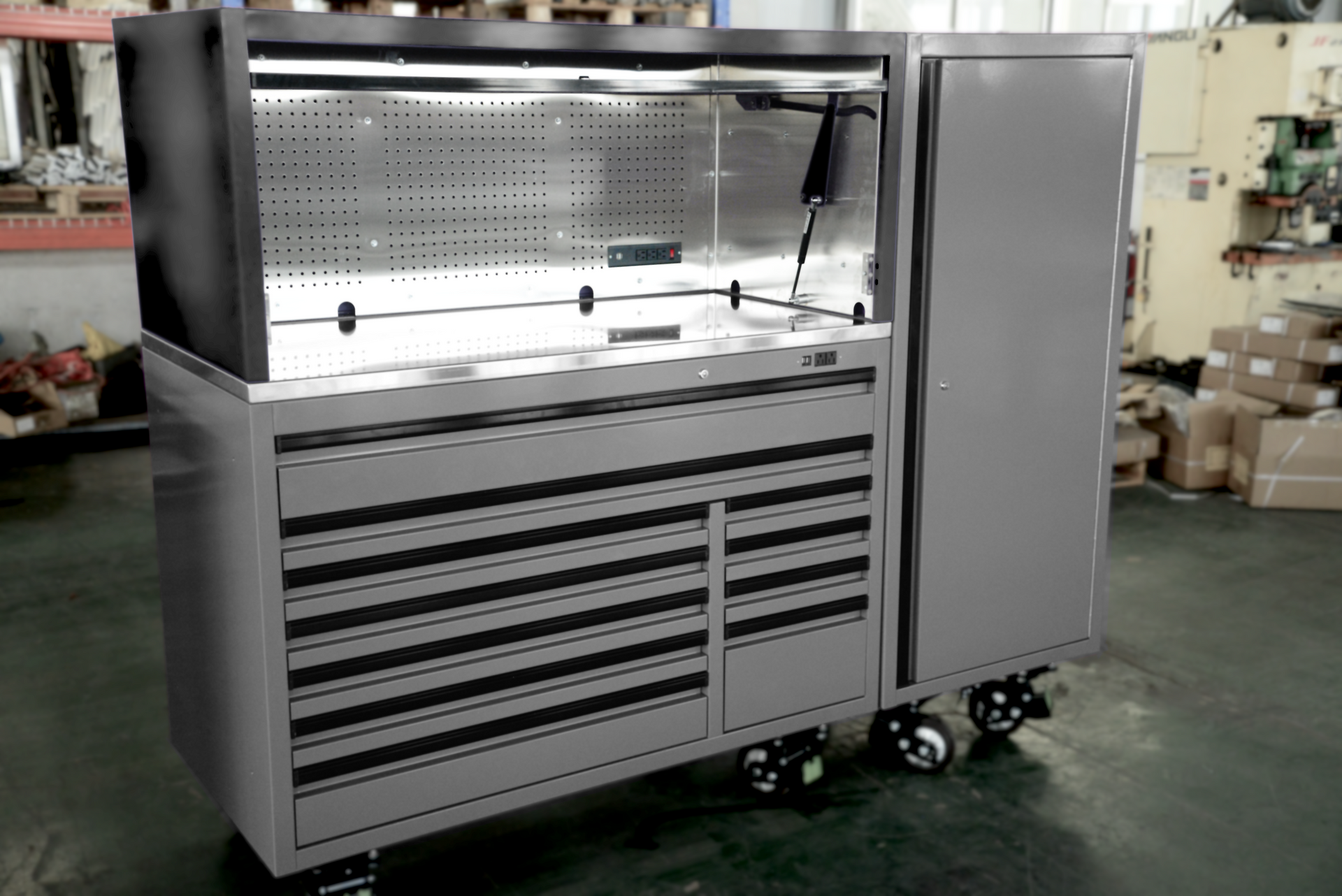 アスティエ　バンク 56 Inch Work Center Hutch – KTS Toolboxes