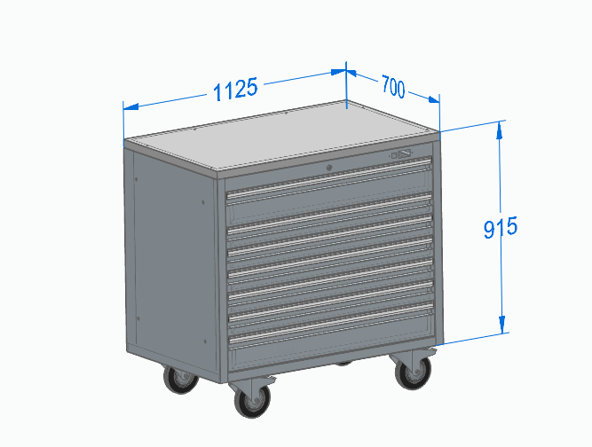 44 Inch Rolling Tool Chest
