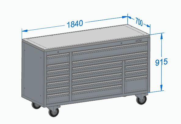 72 Inch Rolling Tool Chest